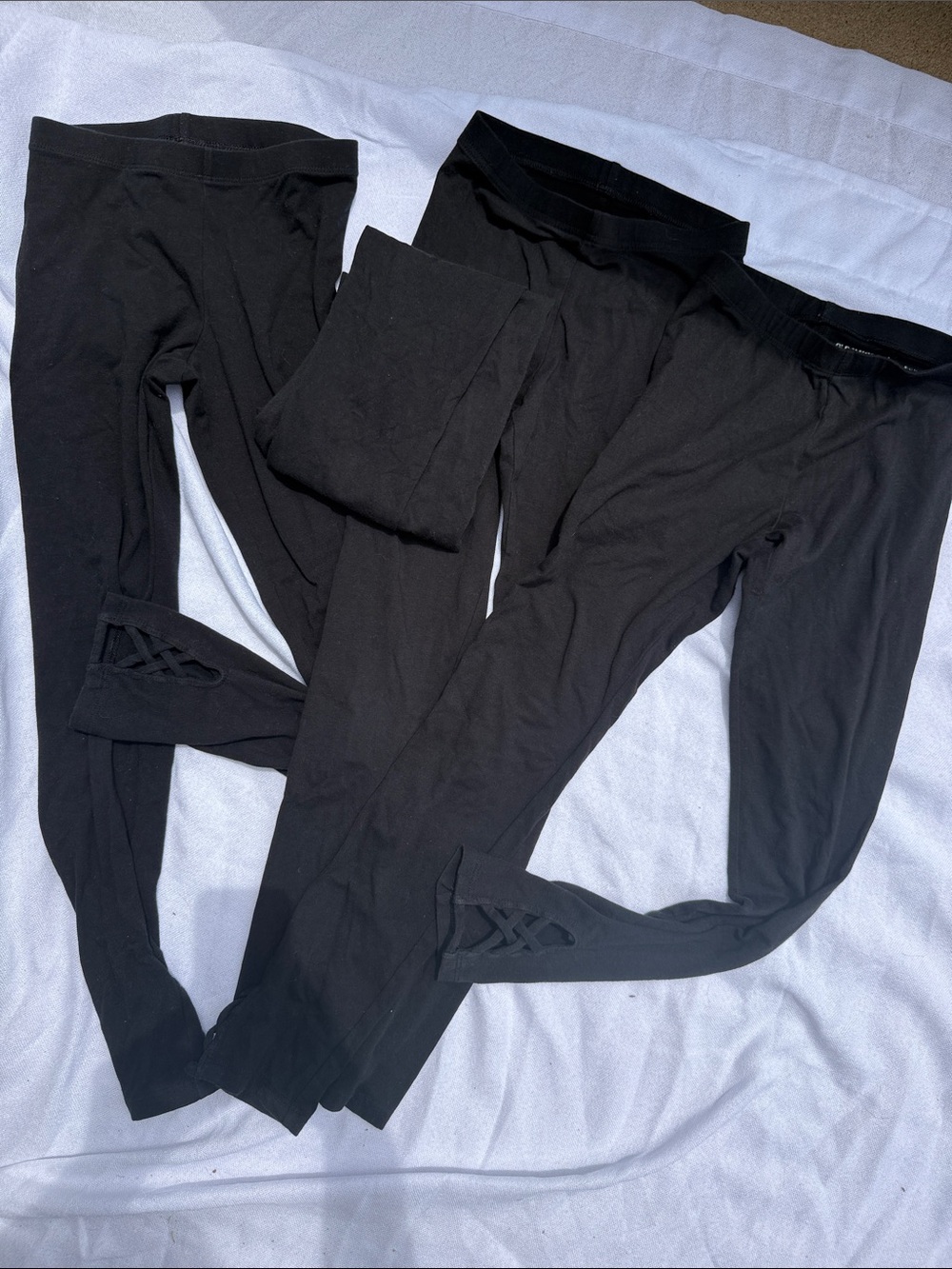 Old Navy Black Kids Leggings - Pack